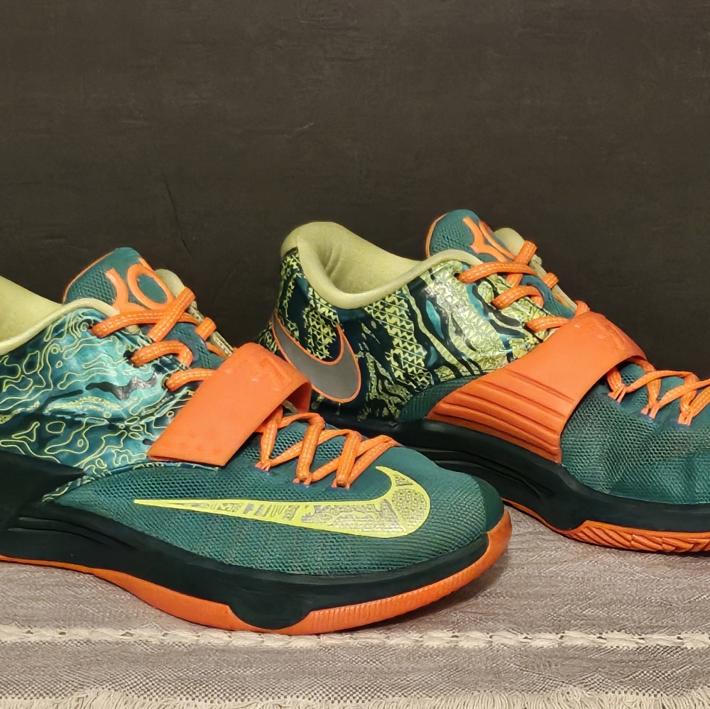 Nike KD 7 Weatherman (2014) Basketball Sneakers, M9, Exc. Pre-owned cond. - Picture 4 of 6